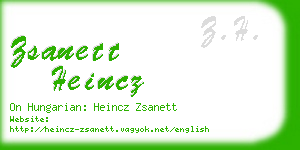 zsanett heincz business card